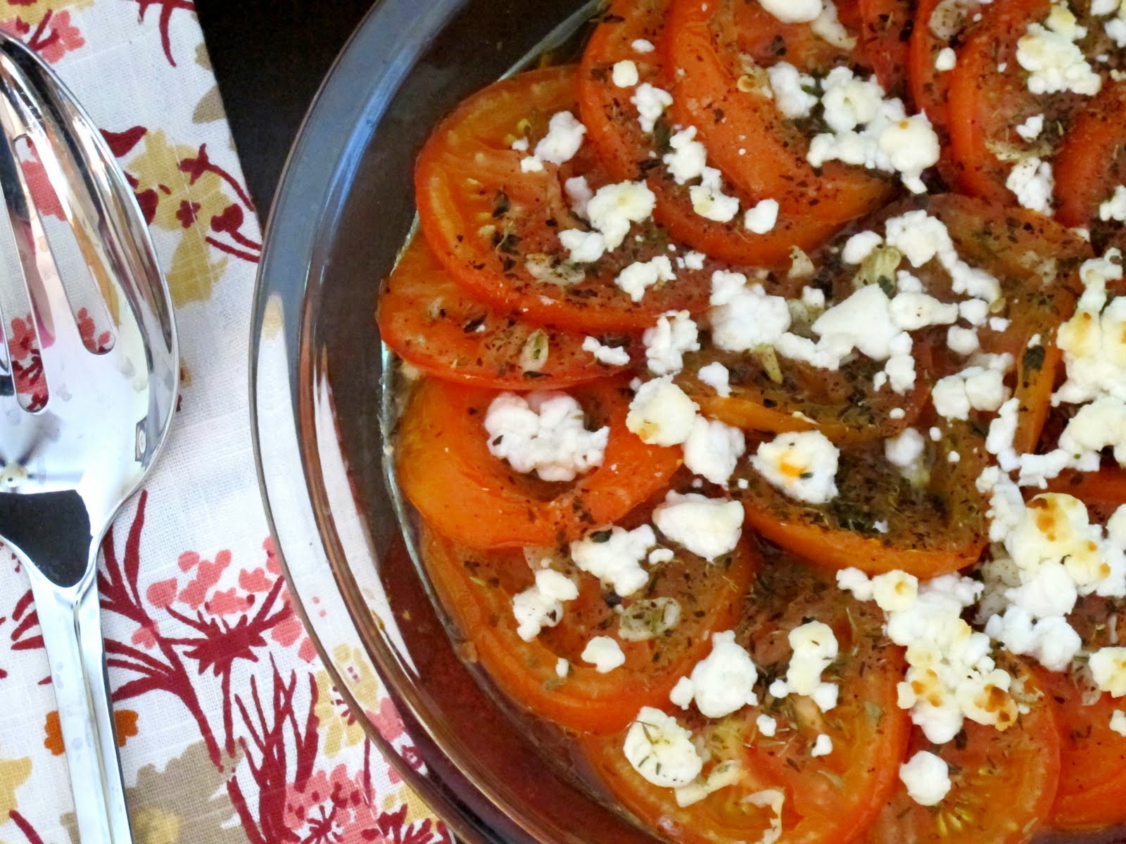A Toast to Taste Roasted Tomatoes with Goat Cheese