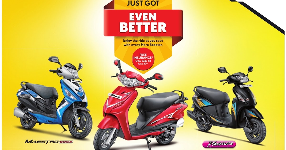 Hero Scooters/Bikes Amazing offers June 2017 Discounts