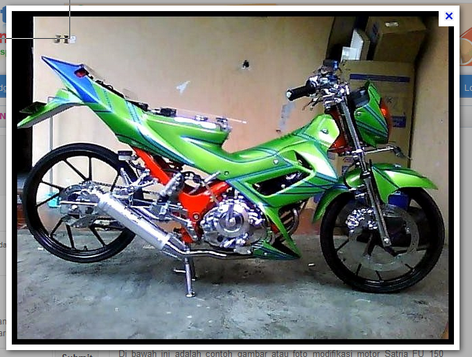 Modifikasi Suzuki Satria FU 150 | Modifikasi X