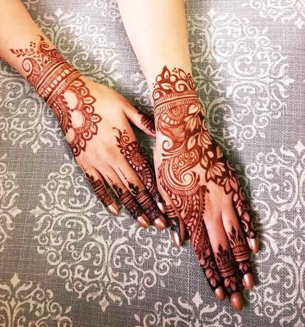 Beautiful Simple Mehndi Design Images for Raksha Bandhan