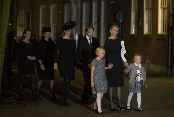 Dutch Royal Familiy attend Memorial service for Prince Johan Friso at the Old Church