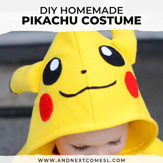 Homemade Pikachu Costume  And Next Comes L - Hyperlexia Resources