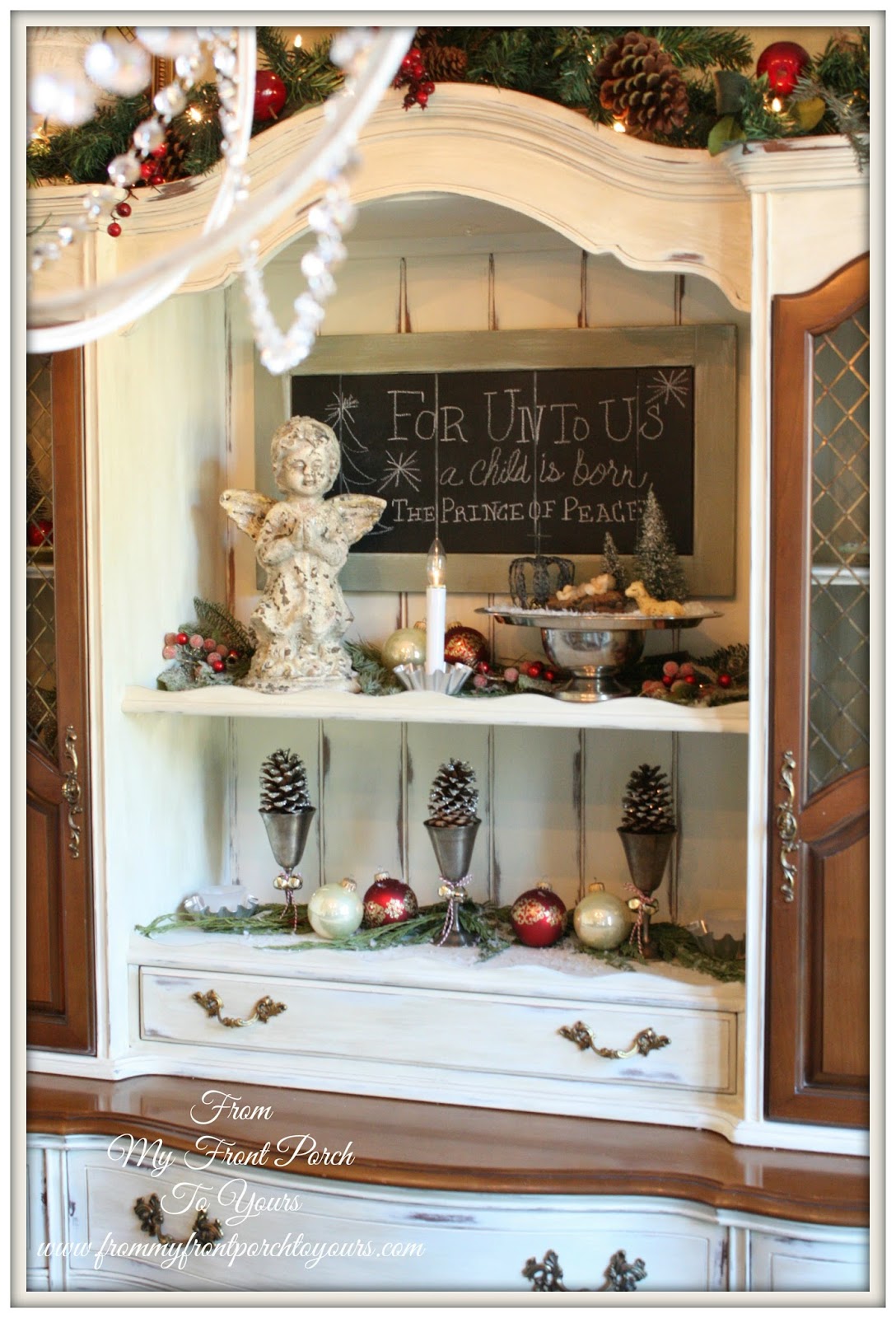 From My Front Porch To Yours: French Farmhouse Christmas Dining Room 2013