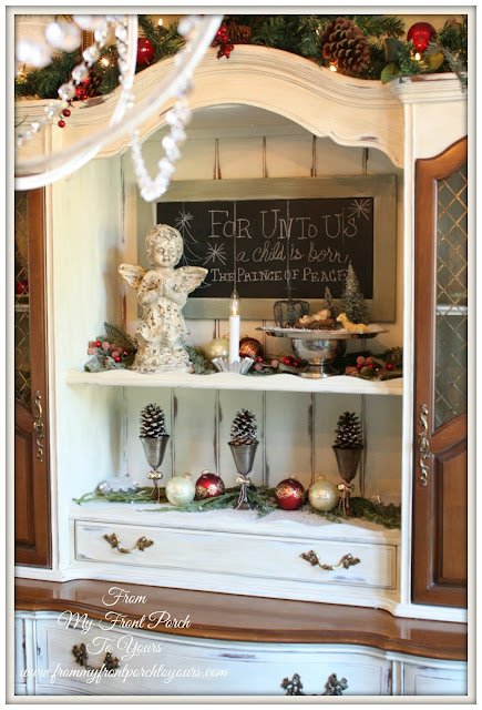 French Farmhouse-French Country- Christmas- Dining Room-From My Front Porch To Yours