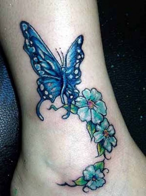 Fashion World: Butterfly Ankle Tattoo | Fashion World