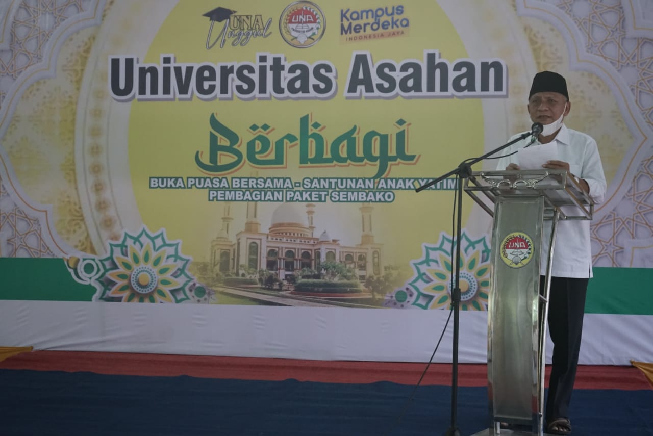Bupati Bersama Pj Sekdakab Asahan Buka Puasa Bersama dengan Yayasan Universitas Asahan.