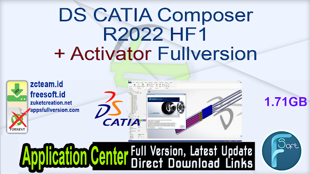 DS CATIA Composer R2022 HF1 + Activator Fullversion