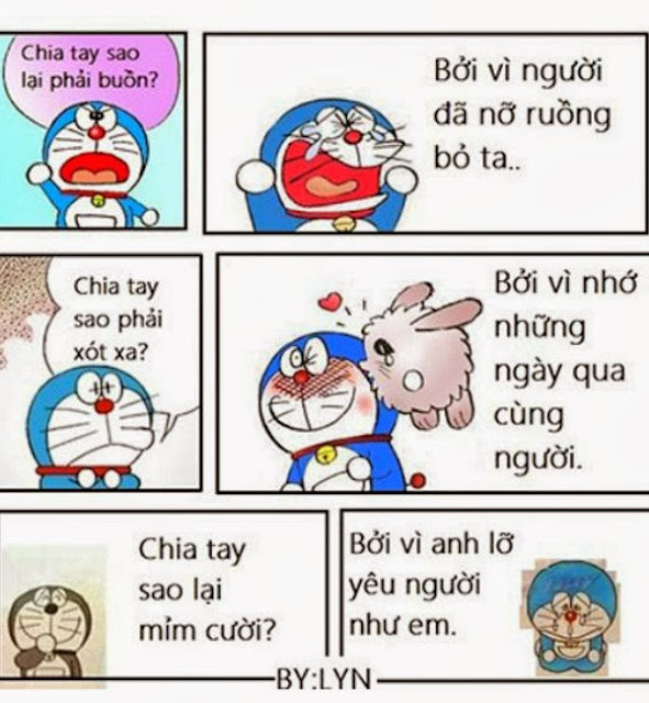 Ảnh chế Nobita thất tình buồn nhưng cười ra nước mắt