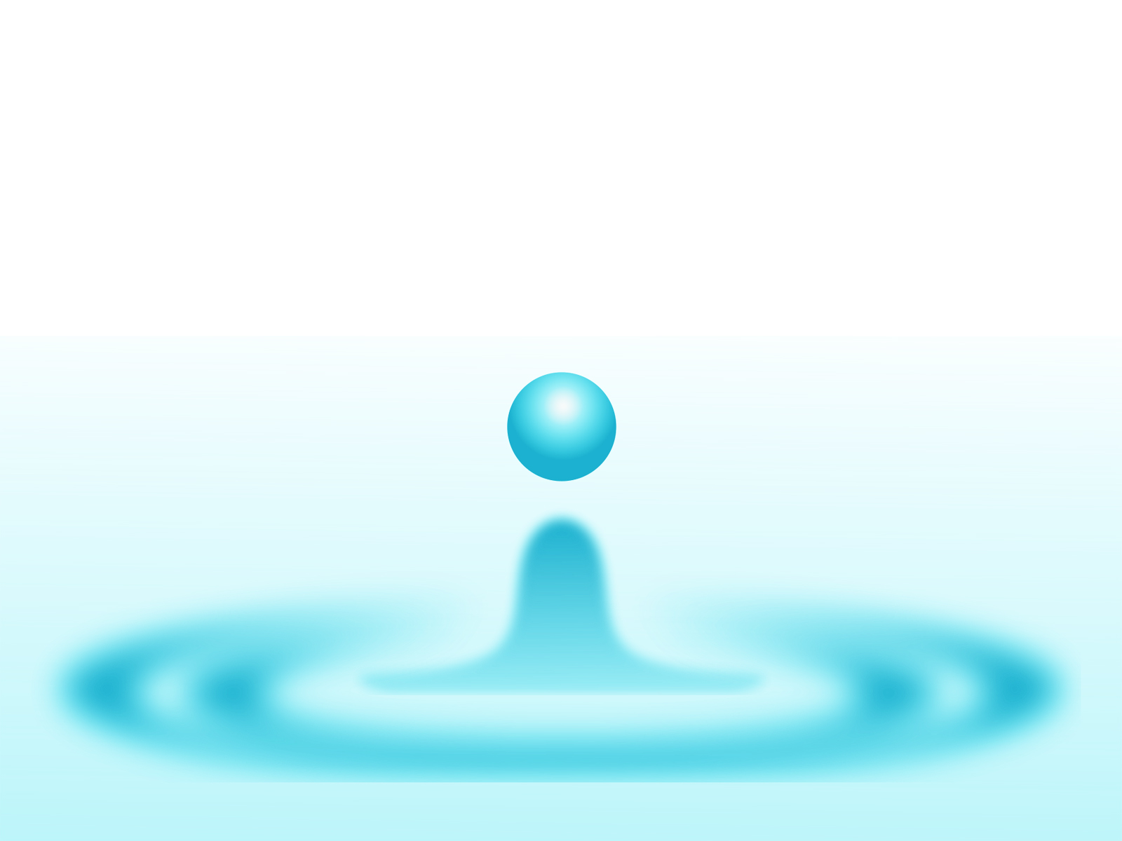 PPT Backgrounds Templates: Water Drop PPT Backgrounds