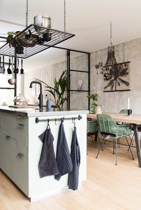 Vosgesparis: an industrial dream home x a steel wall divider by ...