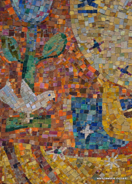 Jan Seweryn Sokołowski Warszawa Warsaw warszawskie mozaiki mozaika na Mariensztacie Zofia Czarnocka-Kowalska dekoracja ceramika lata 40