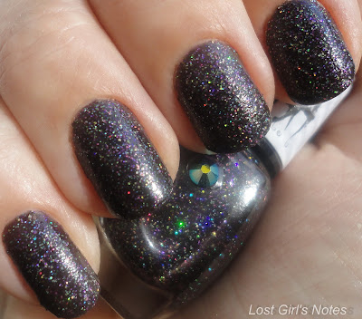 girly bits into the night nail polish swatches