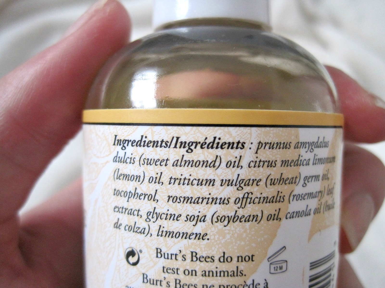 The Treasure Chest Burt's Bees Lemon & Vitamin E Body Oil