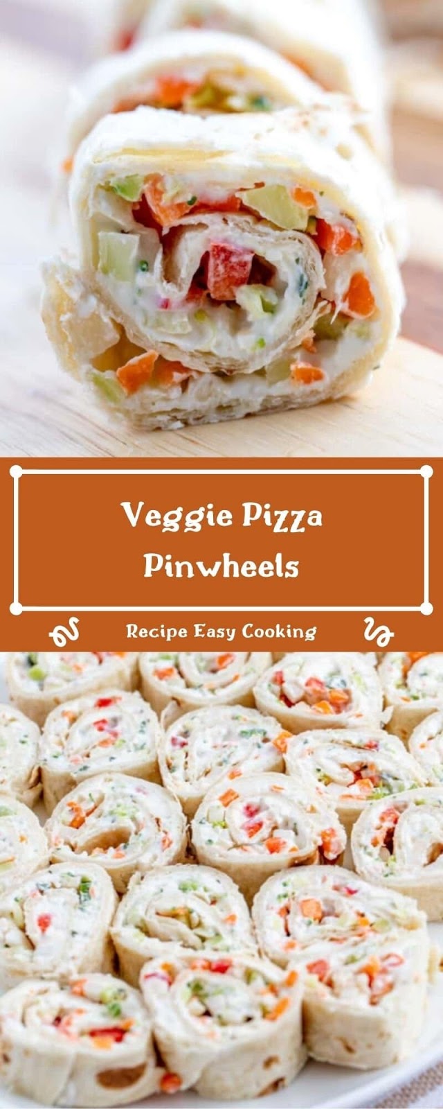 Veggie Pizza Pinwheels