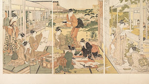 Utamaro, 4 elegant accomplishments (1788, Japan)