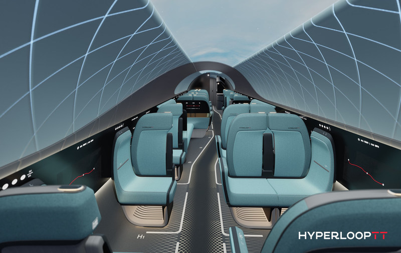 Hyperloop Transportation Technologies Reveals Completed Commercial Passenger Experience