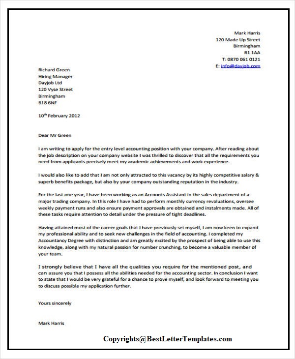 Motivation Letter Template Doc Resume Letter