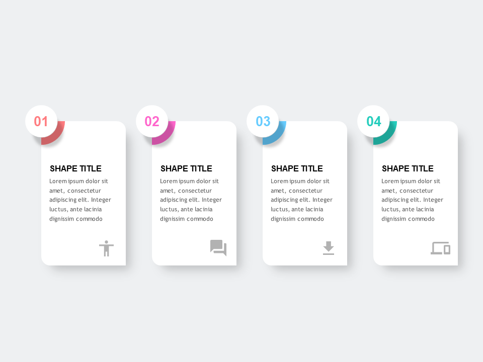 Arc Numbering PowerPoint Templates - PowerPoint Free