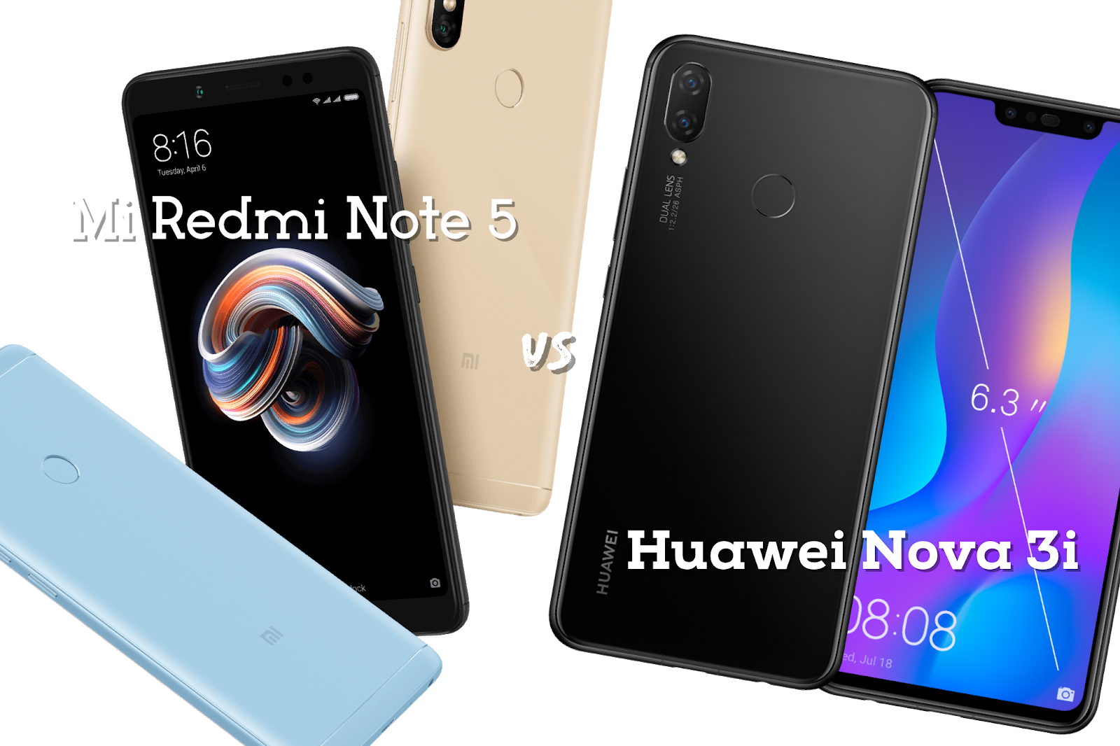 huawei nova 3i vs xiaomi redmi note 5