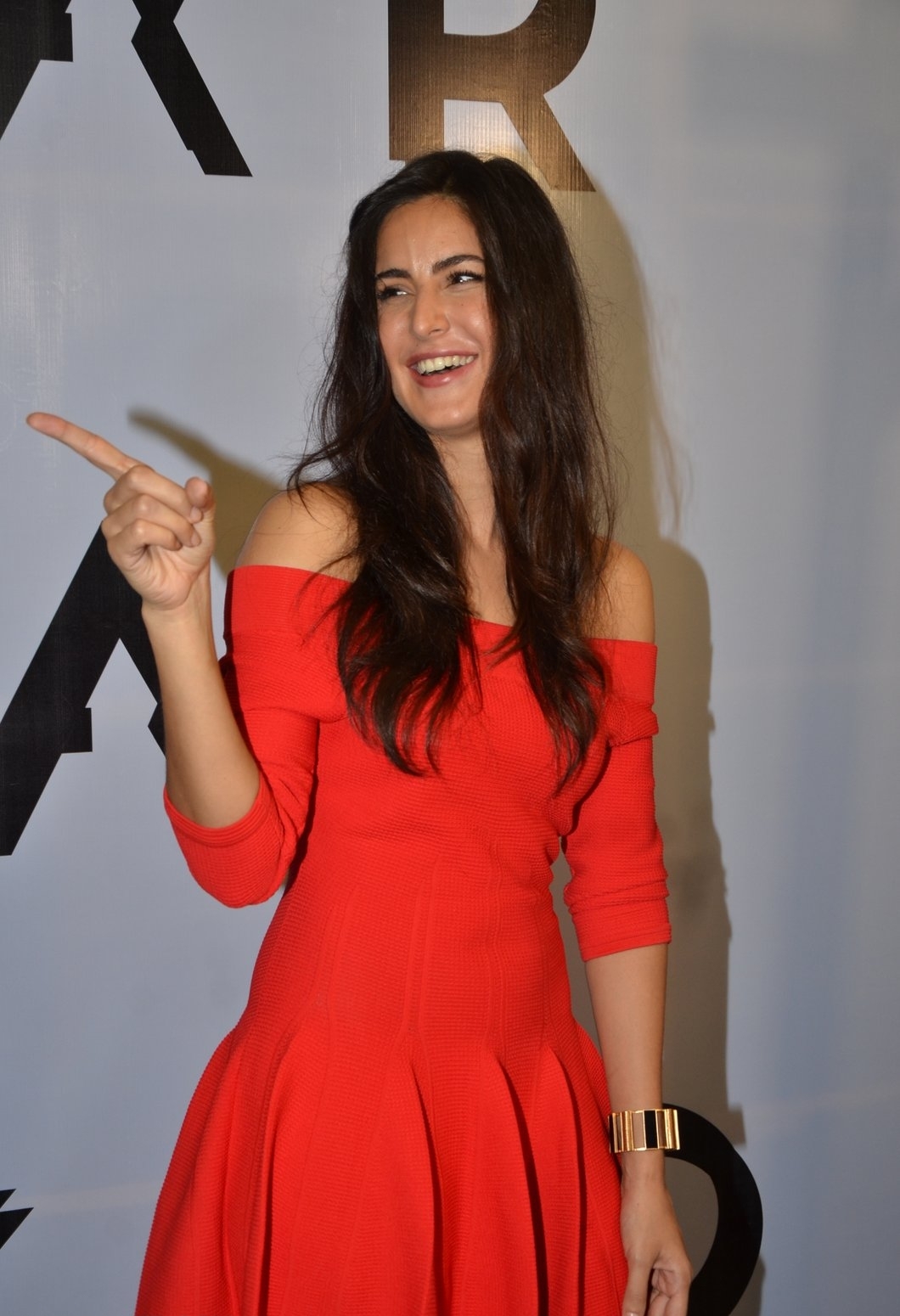 Katrina Kaif Looks Drop-dead Gorgeous in Red Dress at Film â€œBaar Baar Dekhoâ€ Trailer Launch Event in Mumbai