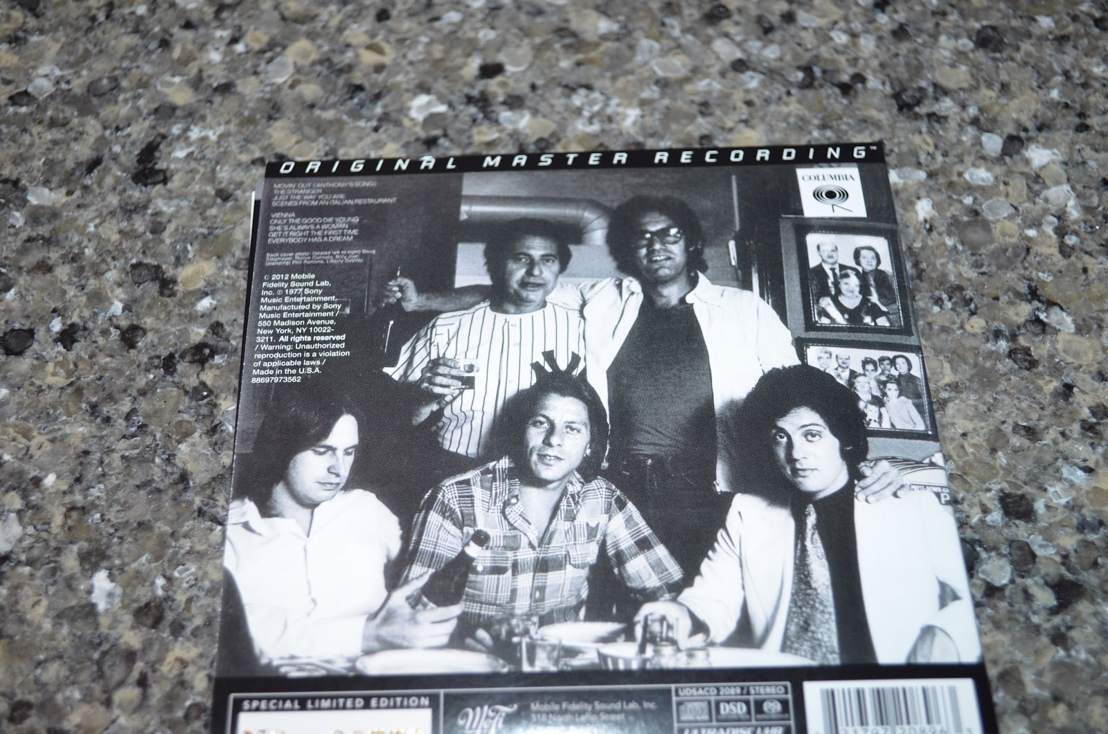 The Agent Of Truth Music Blog: Billy Joel - The Stranger (MFSL SACD)