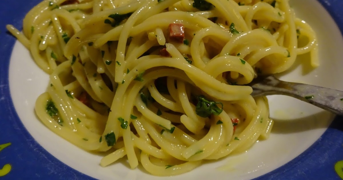 A winter story: Spaghetti Carbonara / vegetarisch