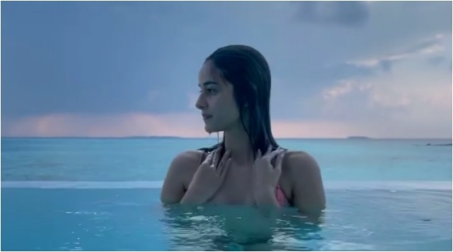 Ananya Panday Is Water Baby And Looks Alluring In This Throwback Video From Beach Vacation.