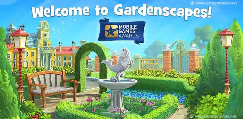 تحميل لعبة gardenscapes مهكرة للاندرويد اخر اصدار