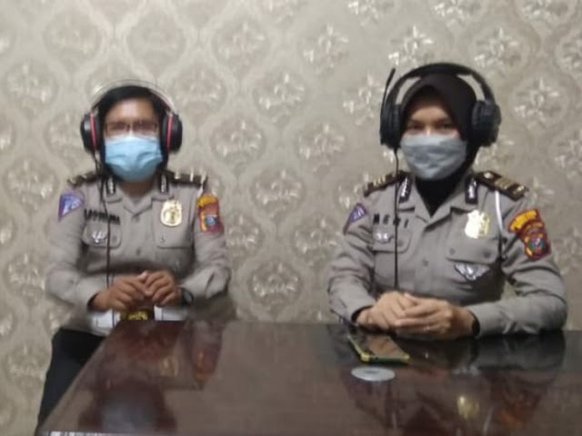 Dialog Interaktif Halo Polisi Topik Peranan Satlantas Polrestabes Medan Cegah Penyebaran Covid-19