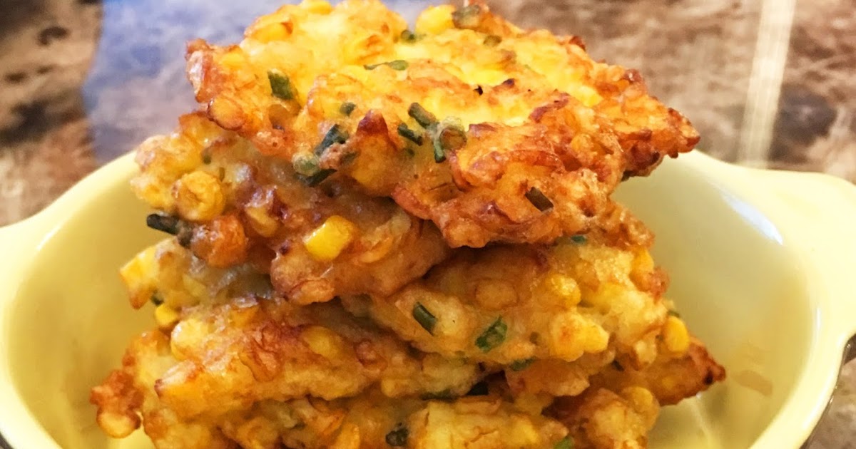Corn Fritters (Perkedel Jagung) Indonesian recipe