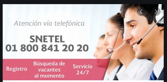 SNETEL Bolsa de Trabajo por Telefono en Mexico