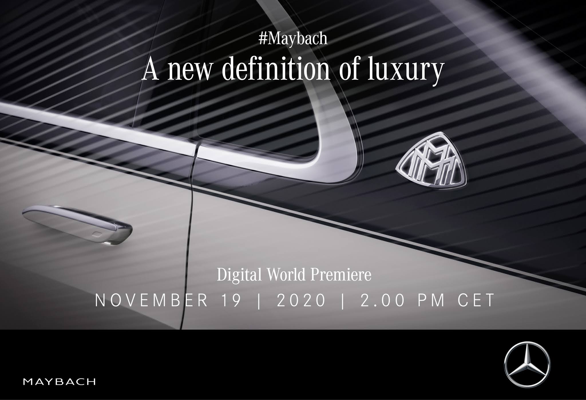 El Mercedes Maybach Clase S celebrará su estreno mundial digital el 19 de noviembre