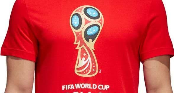 Adidas Boys Soccer World Cup Emblem Tee