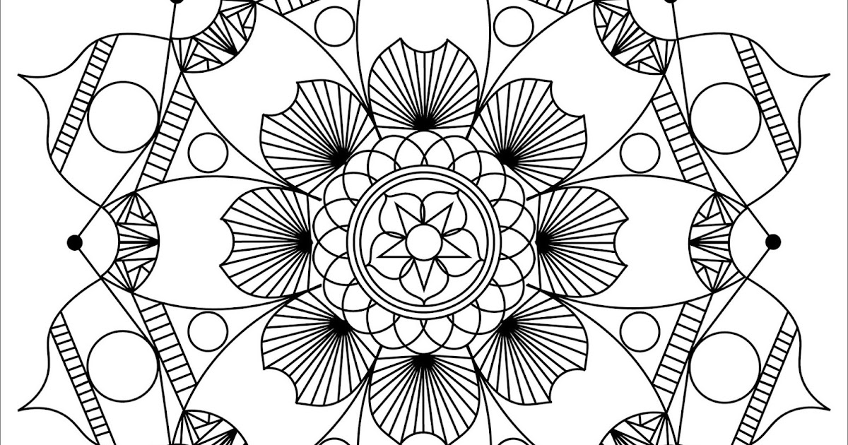 Schöne Mandalas Malvorlagen zum Drucken und Ausmalen ~ Free Mandala