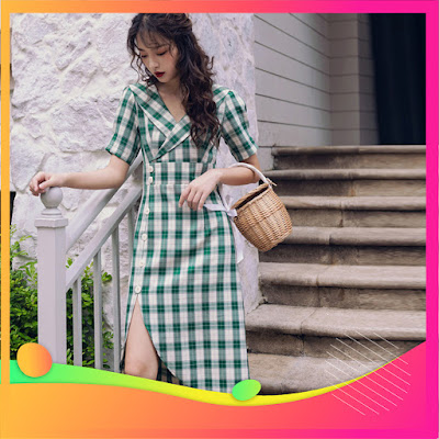 Váy maxi đi biển V537 vay maxi di bien V537