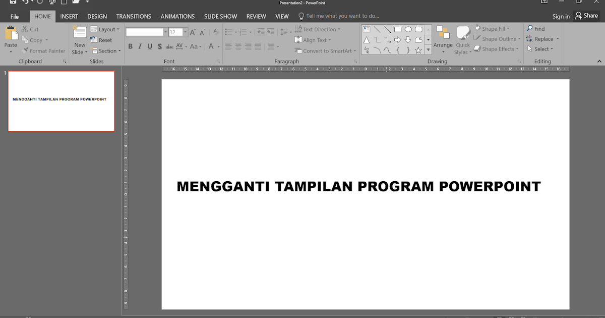 Mengenal Tombol Kotak Dialog Dan Mengganti Tampilan Program Powerpoint