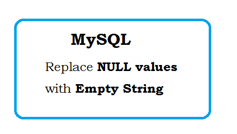 replace mysql