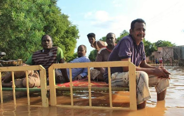 بالصور...السودان يعلن حالة الطوارئ لمدة 3 أشهر بسبب الفيضانات والسيول التي اجتاحت البلاد + فيديوهات✍️👇👇✍️ 