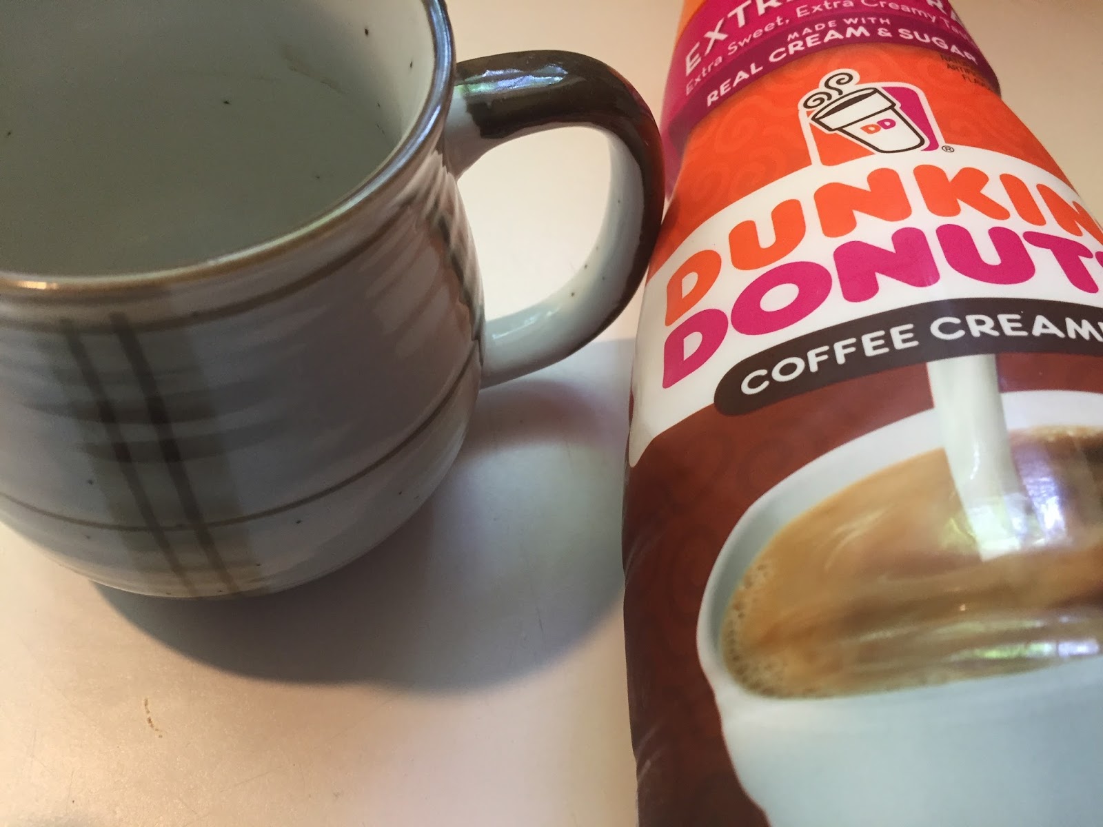 durhamonthecheap Crowdtap sampling Dunkin’ Donuts Creamer