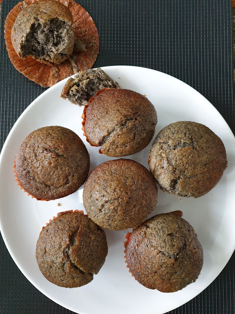 Muffins sésame noir;Muffins sésame noir