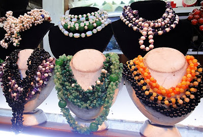 Colorful bead jewelry