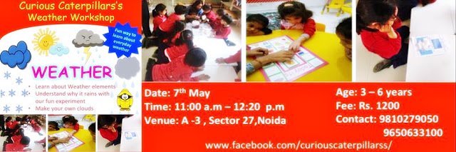 Noida Diary: Curious Caterpillar Weather Workshop in Noida