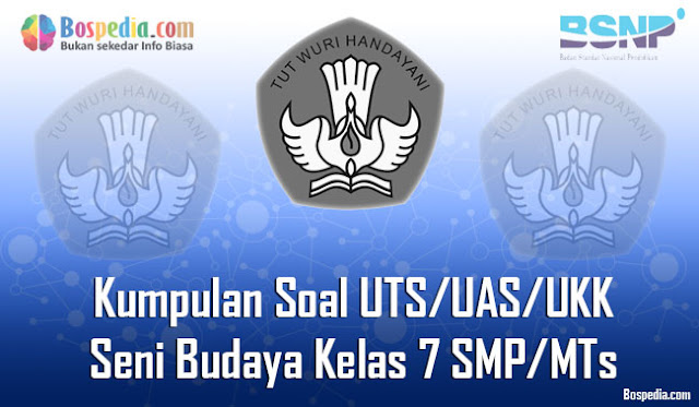 Lengkap Kumpulan Soal UTS/UAS/UKK Seni Budaya Kelas 7 Lengkap Kumpulan Soal UTS/UAS/UKK Seni Budaya Kelas 7