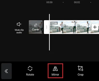 how to mirror video on android