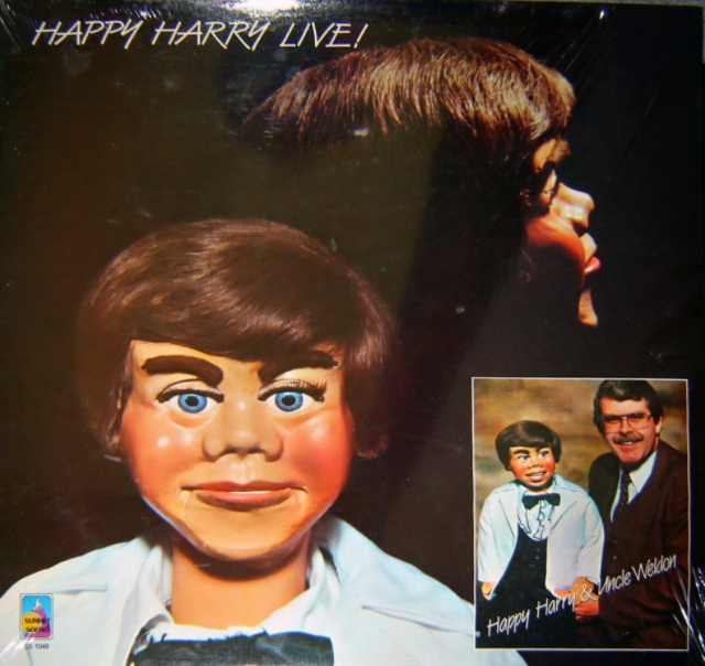 27 Strange and Creepy Album Covers of Ventriloquists Posing With Their