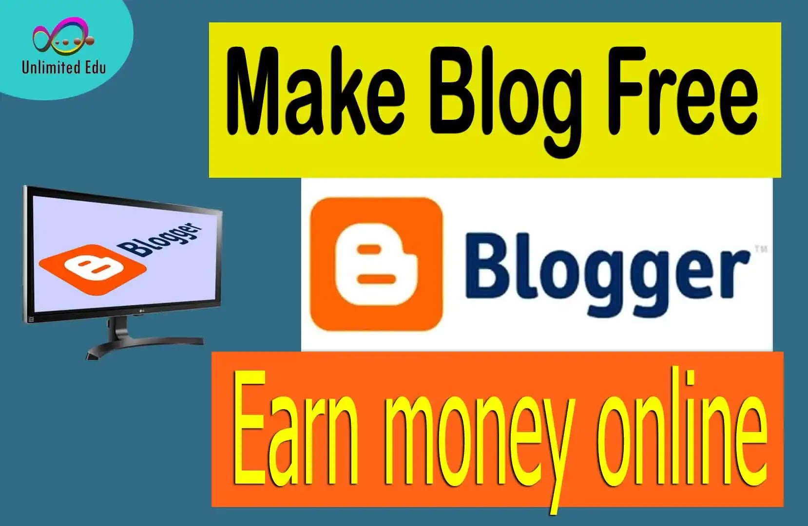 How to create a blogger blog in 27  earn money online from home