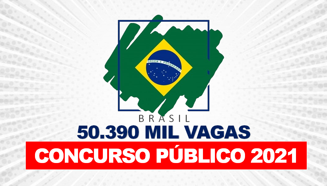 Concursos públicos ABERTOS ofertam 50.390 vagas com salário de até R