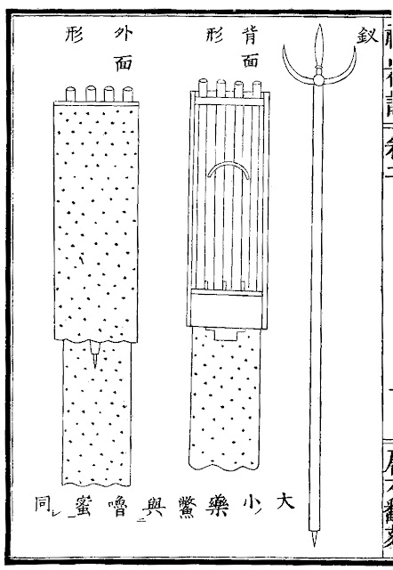 Ming Dynasty multipurpose volley gun shield