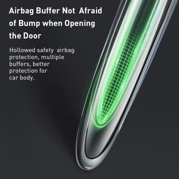Đệm cao su chống trầy gắn cửa dùng cho xe hơi Baseus Airbag Bumper Strip (bộ 4 cái, Trong suốt)