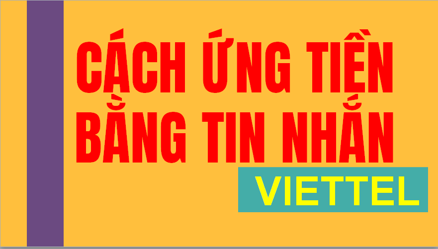 ứng tiền viettel